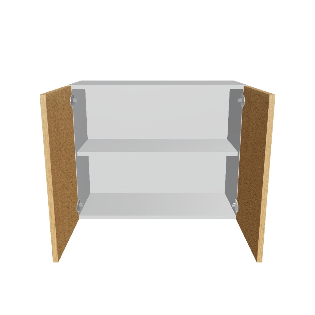 Modernform Cabinet Natural Oak 30" W X 24" H X 12" D Double Door Wall Cabinet