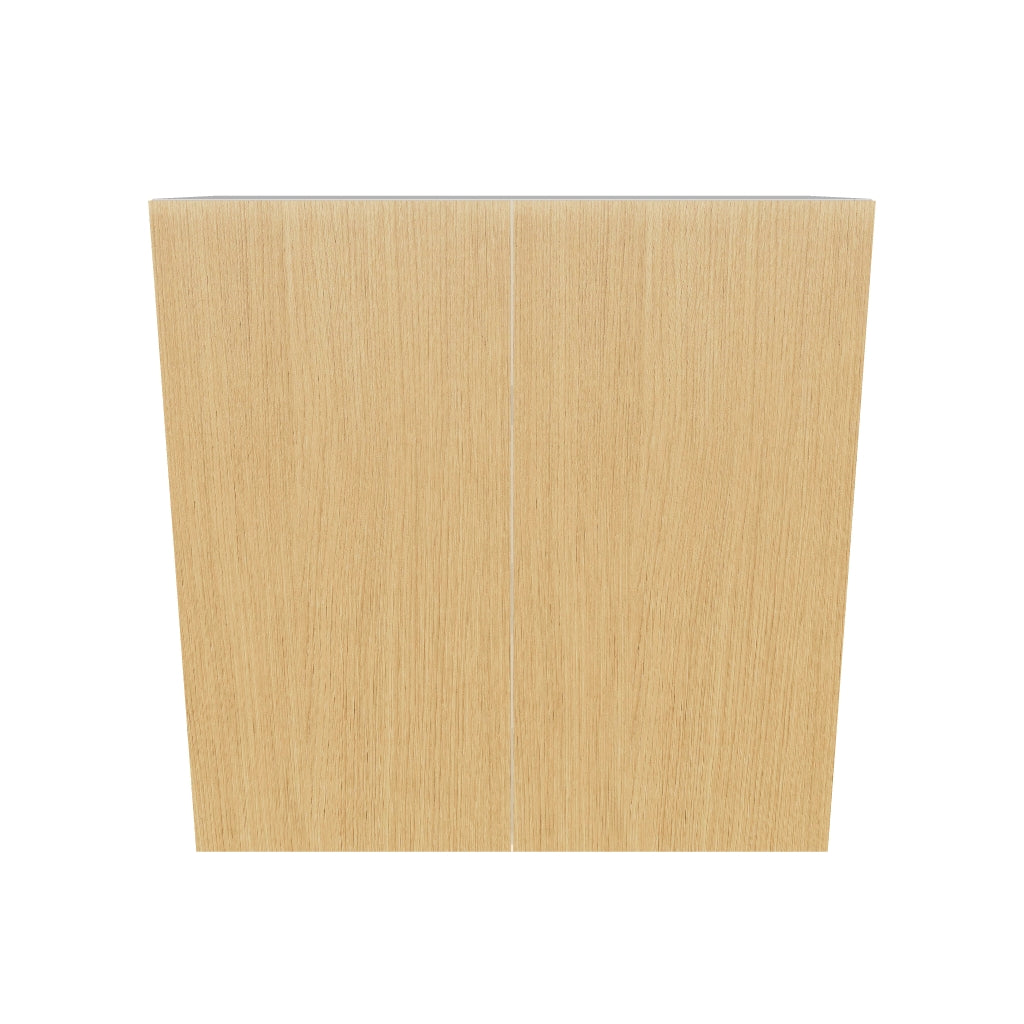 Modernform Cabinet Natural Oak 30" W X 30" H X 12" D Double Door Wall Cabinet
