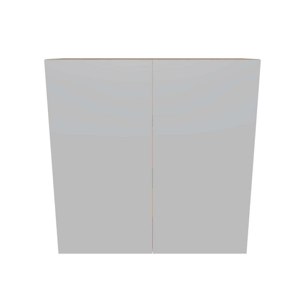 Modernform Cabinet Matte White 30" W X 30" H X 12" D Double Door Wall Cabinet