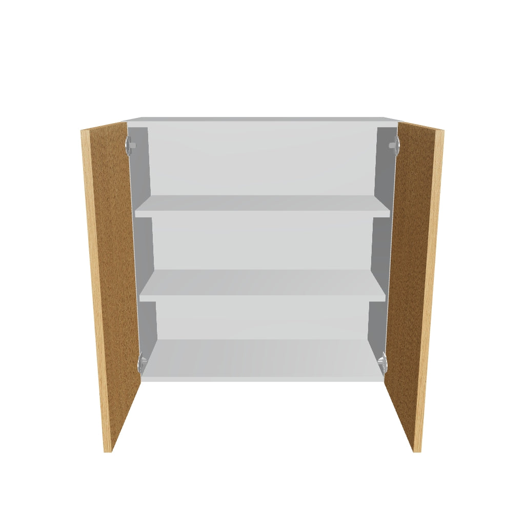 Modernform Cabinet Natural Oak 30" W X 30" H X 12" D Double Door Wall Cabinet