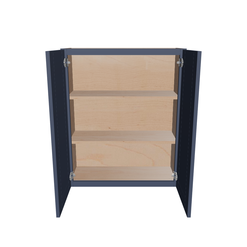 Modernform Cabinet Signature Blue 30" W X 36" H X 12" D Double Door Wall Cabinet