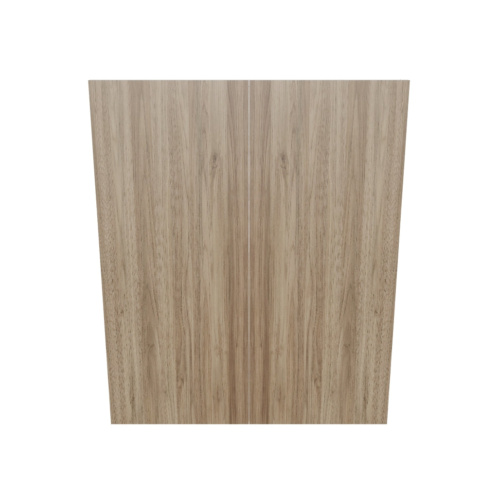 Modernform Cabinet Walnut 30" W X 36" H X 12" D Double Door Wall Cabinet