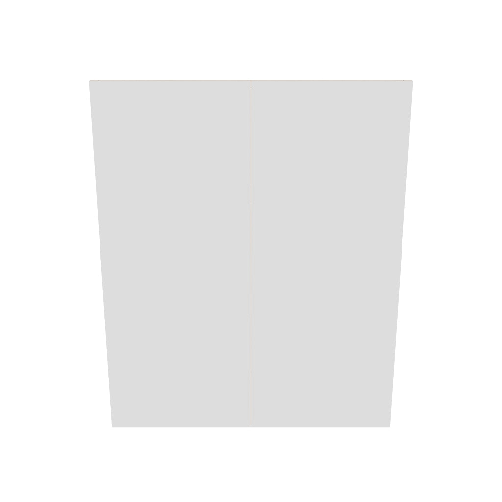 Modernform Cabinet Gloss White 30" W X 36" H X 12" D Double Door Wall Cabinet