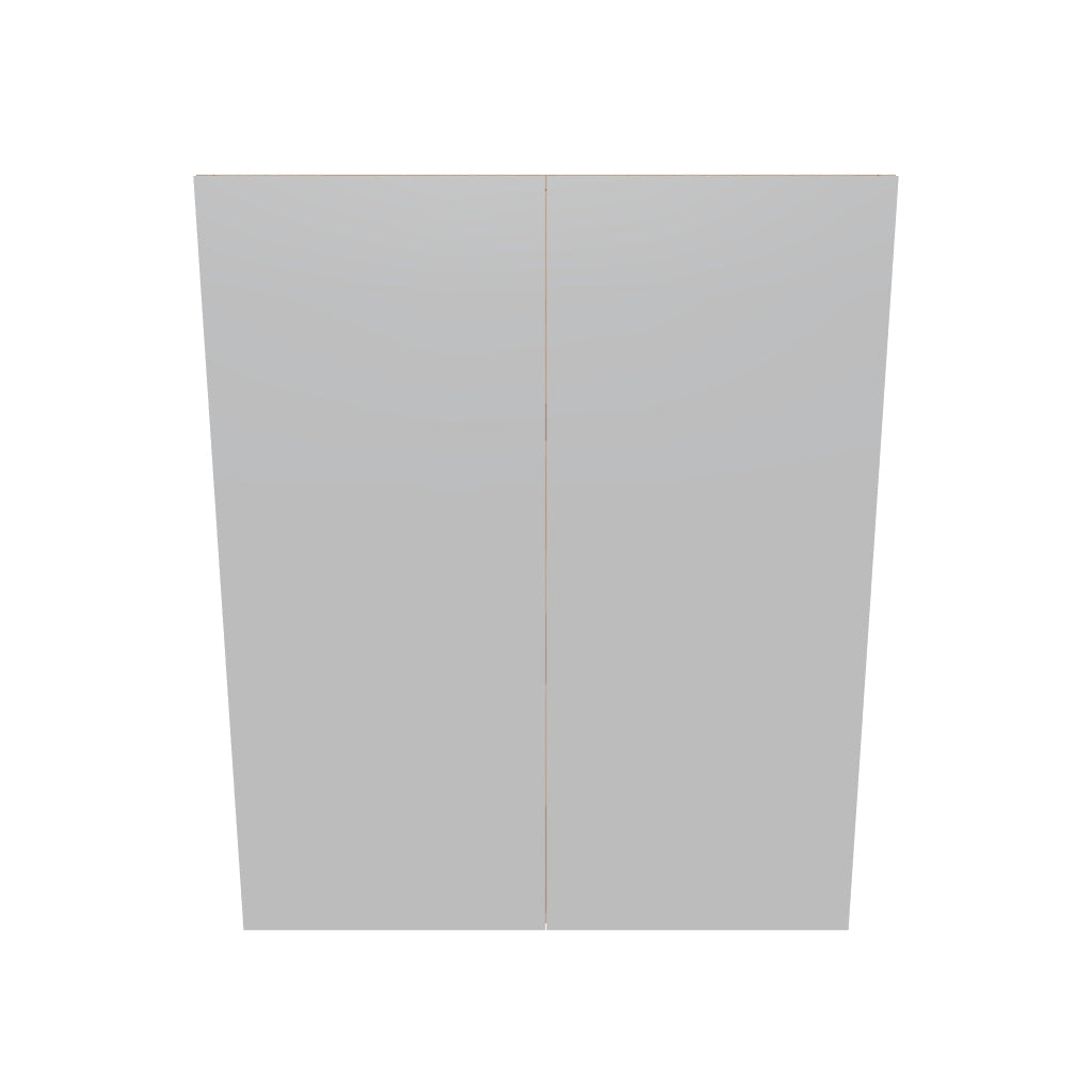 Modernform Cabinet Matte White 30" W X 36" H X 12" D Double Door Wall Cabinet