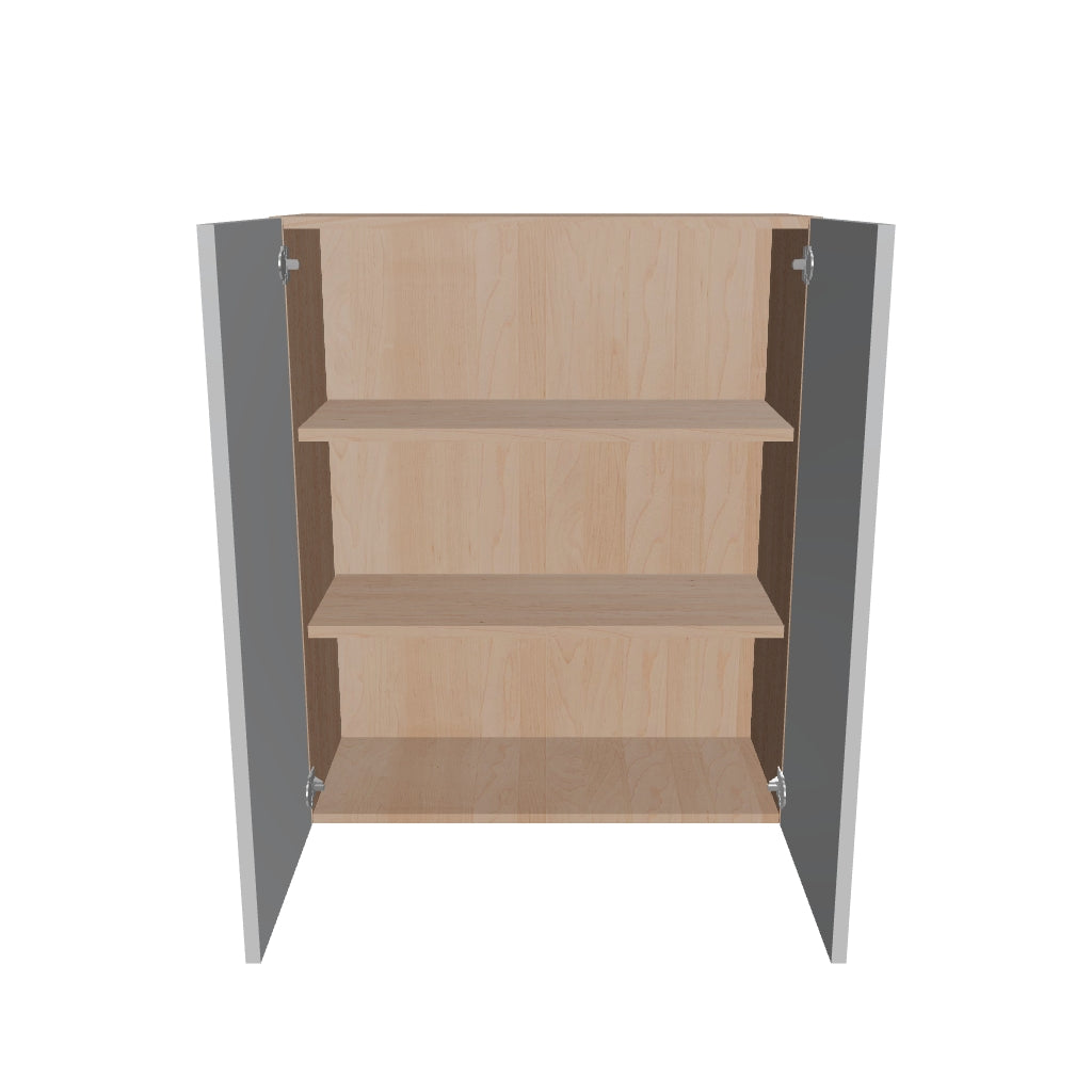 Modernform Cabinet Matte White 30" W X 36" H X 12" D Double Door Wall Cabinet