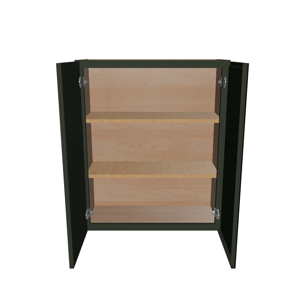 Modernform Cabinet Slim Sage Green 30" W X 36" H X 12" D Double Door Wall Cabinet