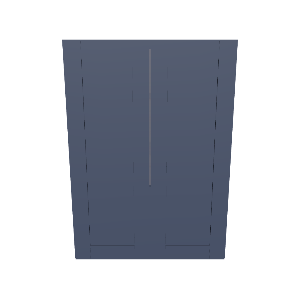 Modernform Cabinet Signature Blue 30" W X 42" H X 12" D Double Door Wall Cabinet