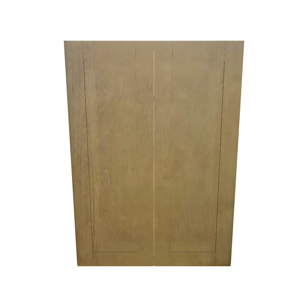 Modernform Cabinet Natural Shaker 30" W X 42" H X 12" D Double Door Wall Cabinet