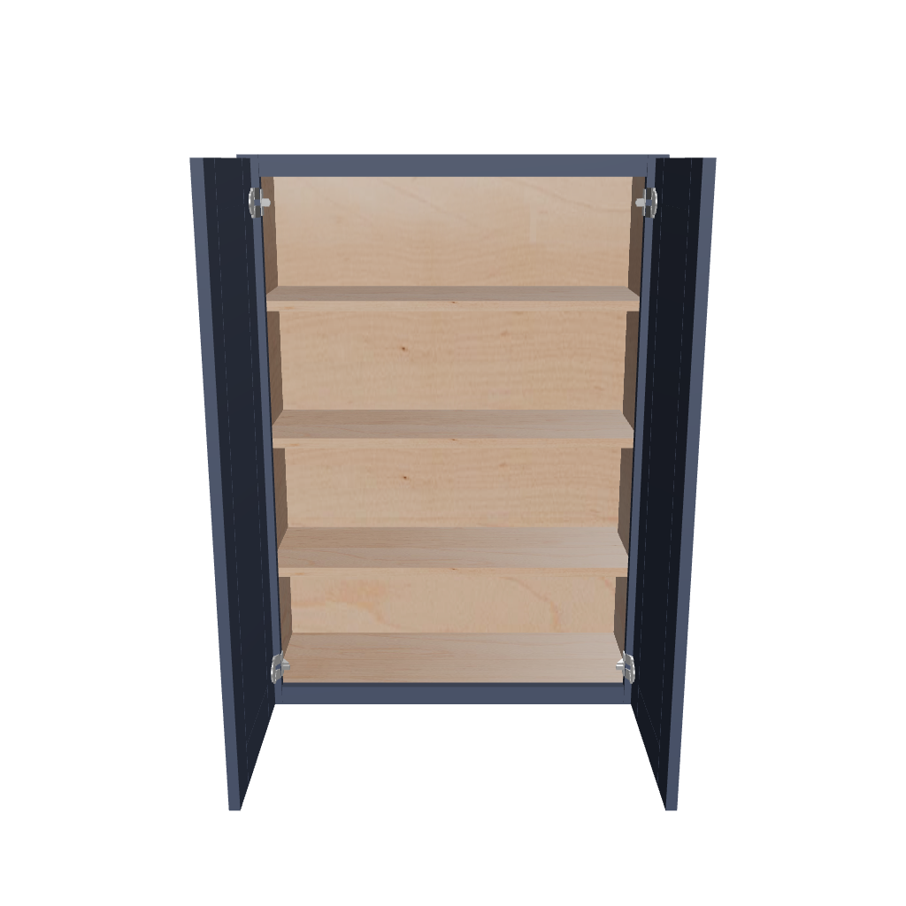 Modernform Cabinet Signature Blue 30" W X 42" H X 12" D Double Door Wall Cabinet