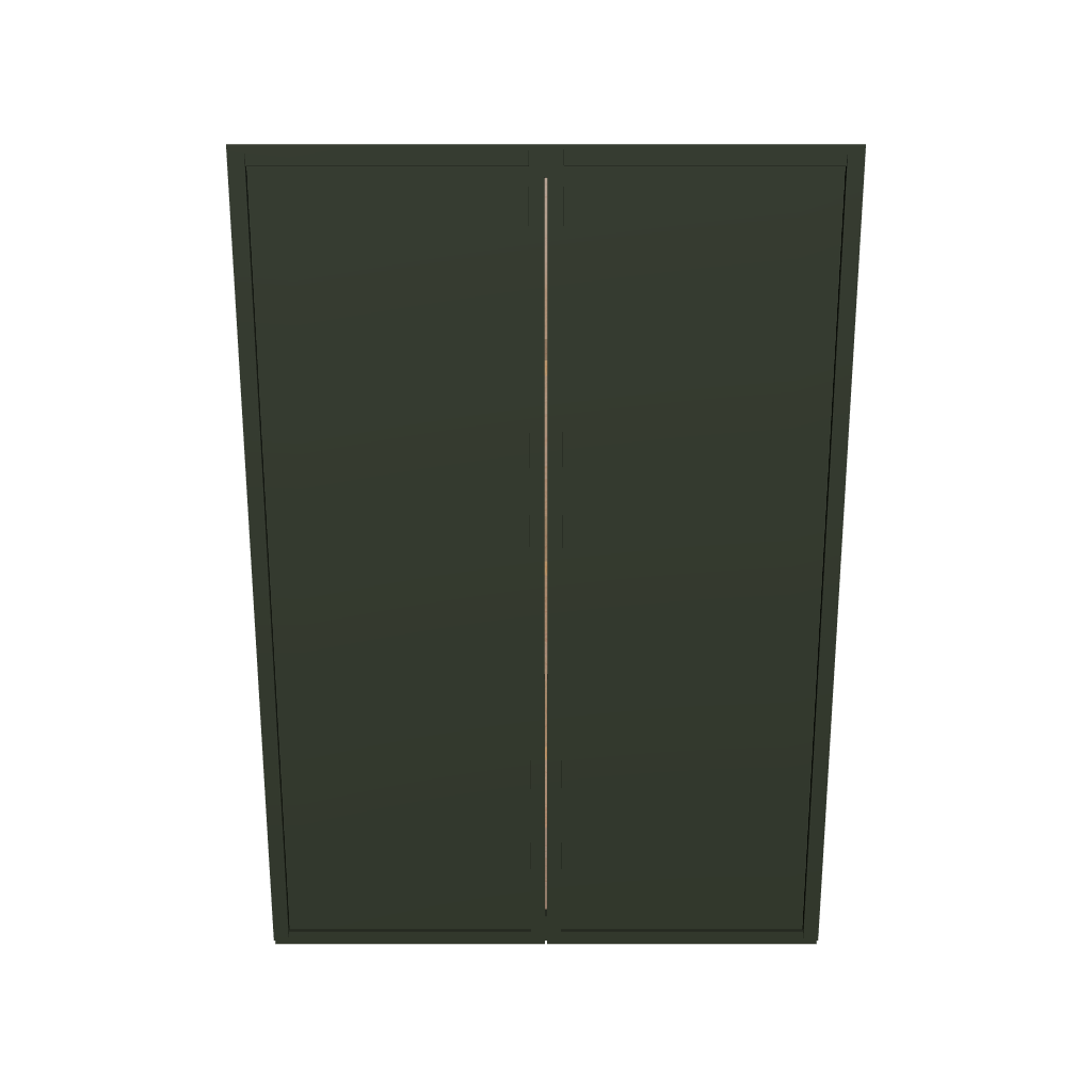 Modernform Cabinet Slim Sage Green 30" W X 42" H X 12" D Double Door Wall Cabinet