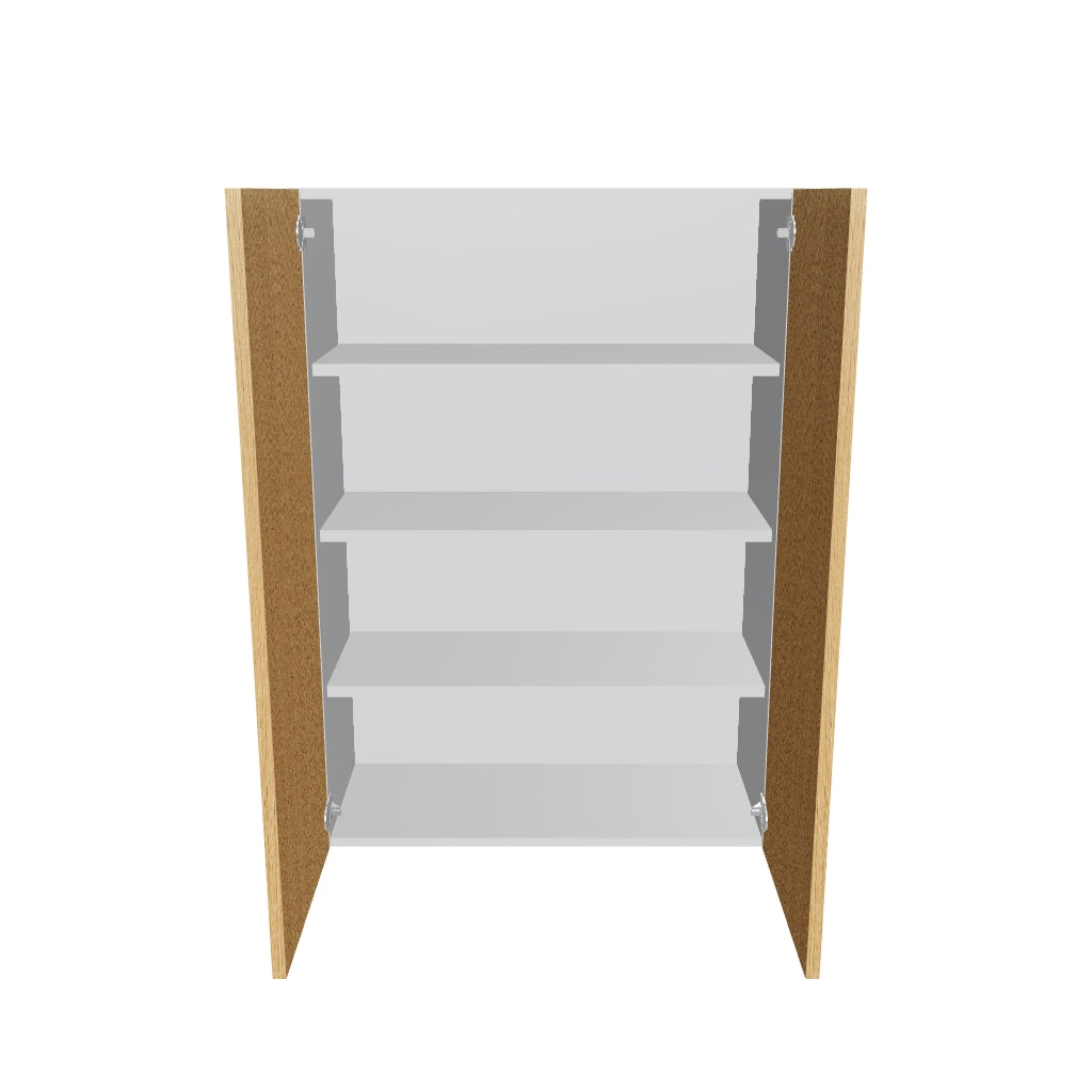 Modernform Cabinet Natural Oak 30" W X 42" H X 12" D Double Door Wall Cabinet