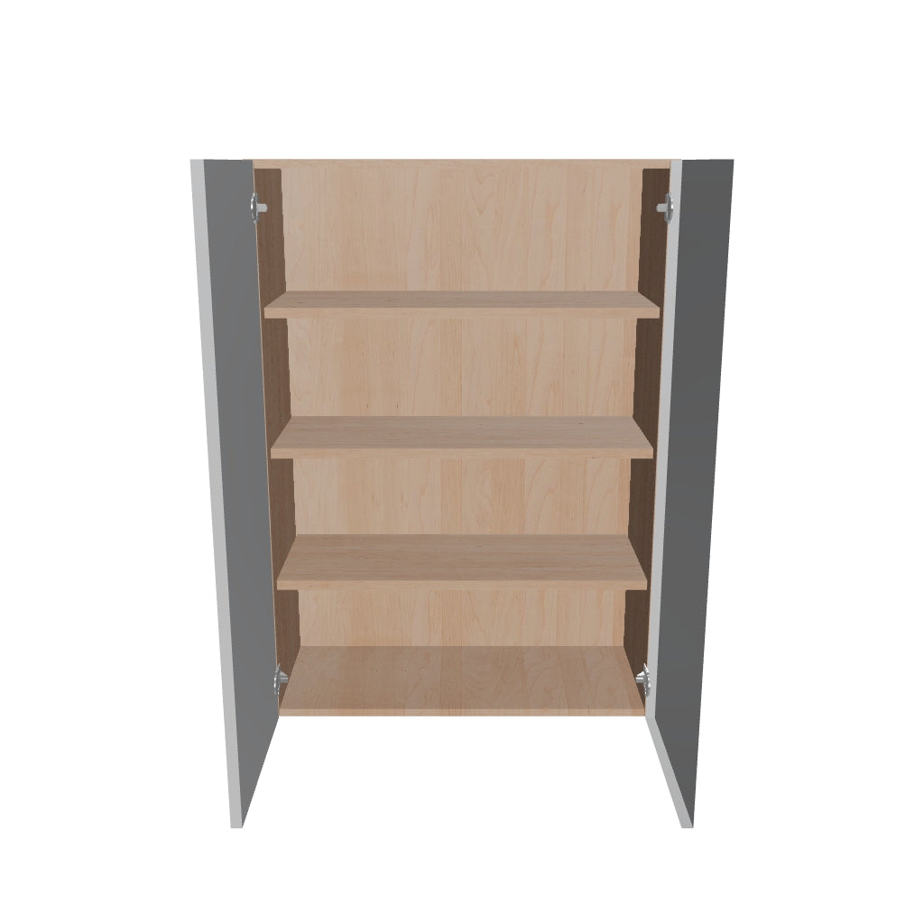 Modernform Cabinet Matte White 30" W X 42" H X 12" D Double Door Wall Cabinet