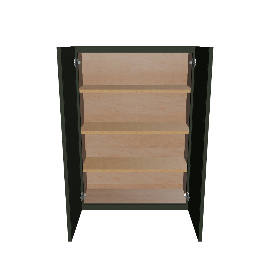 Modernform Cabinet Slim Sage Green 30" W X 42" H X 12" D Double Door Wall Cabinet