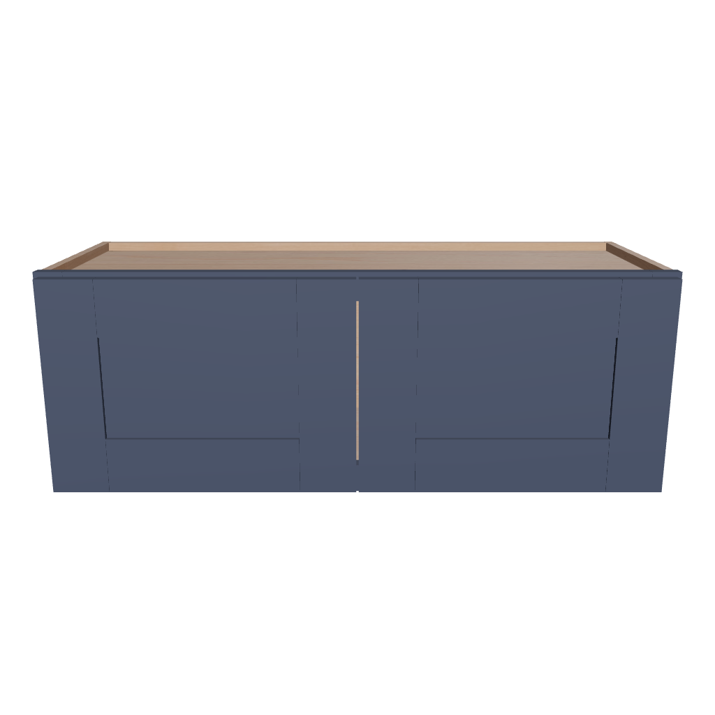 Modernform Cabinet Signature Blue 33" W X 12" H X 12" D Double Door Wall Cabinet