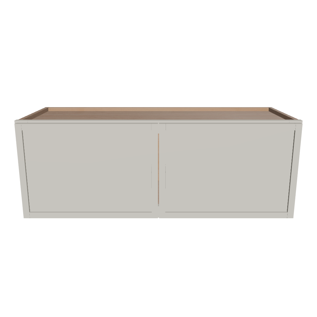 Modernform Cabinet Slim Dove White 33" W X 12" H X 12" D Double Door Wall Cabinet