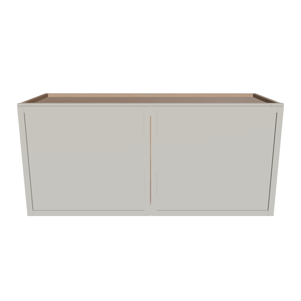 Modernform Cabinet Slim Dove White 33" W X 15" H X 12" D Double Door Wall Cabinet