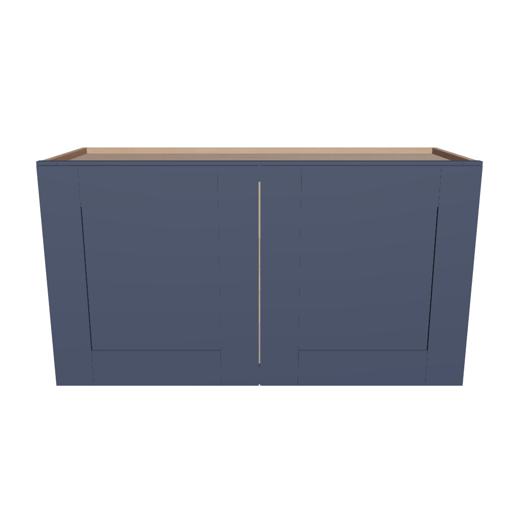 Modernform Cabinet Signature Blue 33" W X 18" H X 12" D Double Door Wall Cabinet