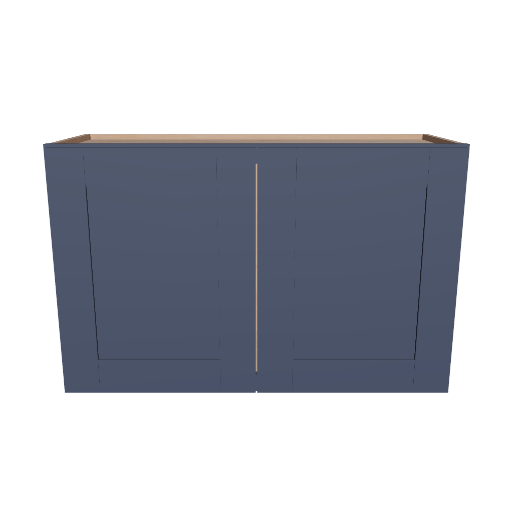 Modernform Cabinet Signature Blue 33" W X 21" H X 12" D Double Door Wall Cabinet
