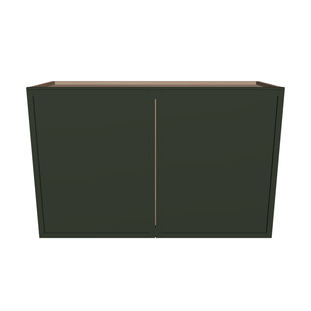 Modernform Cabinet Slim Sage Green 33" W X 21" H X 12" D Double Door Wall Cabinet