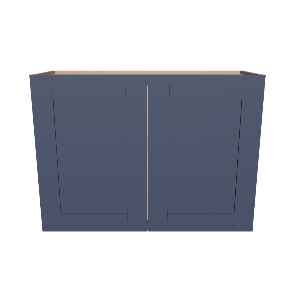 Modernform Cabinet Signature Blue 33" W X 24" H X 12" D Double Door Wall Cabinet