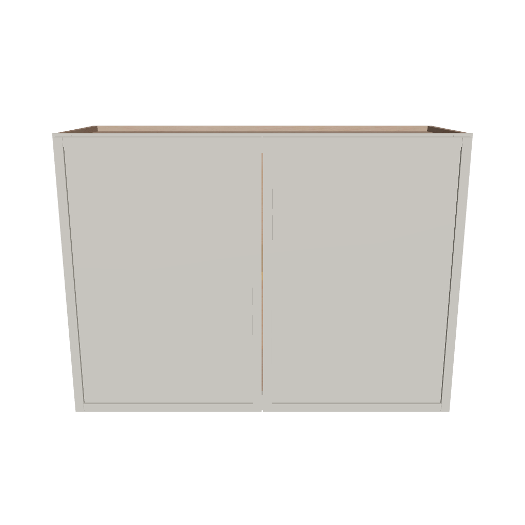 Modernform Cabinet Slim Dove White 33" W X 24" H X 12" D Double Door Wall Cabinet