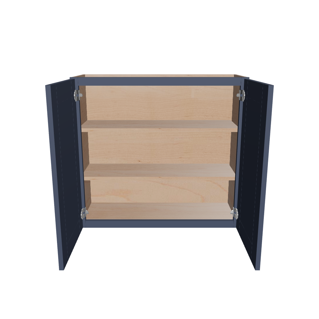 Modernform Cabinet Signature Blue 33" W X 30" H X 12" D Double Door Wall Cabinet