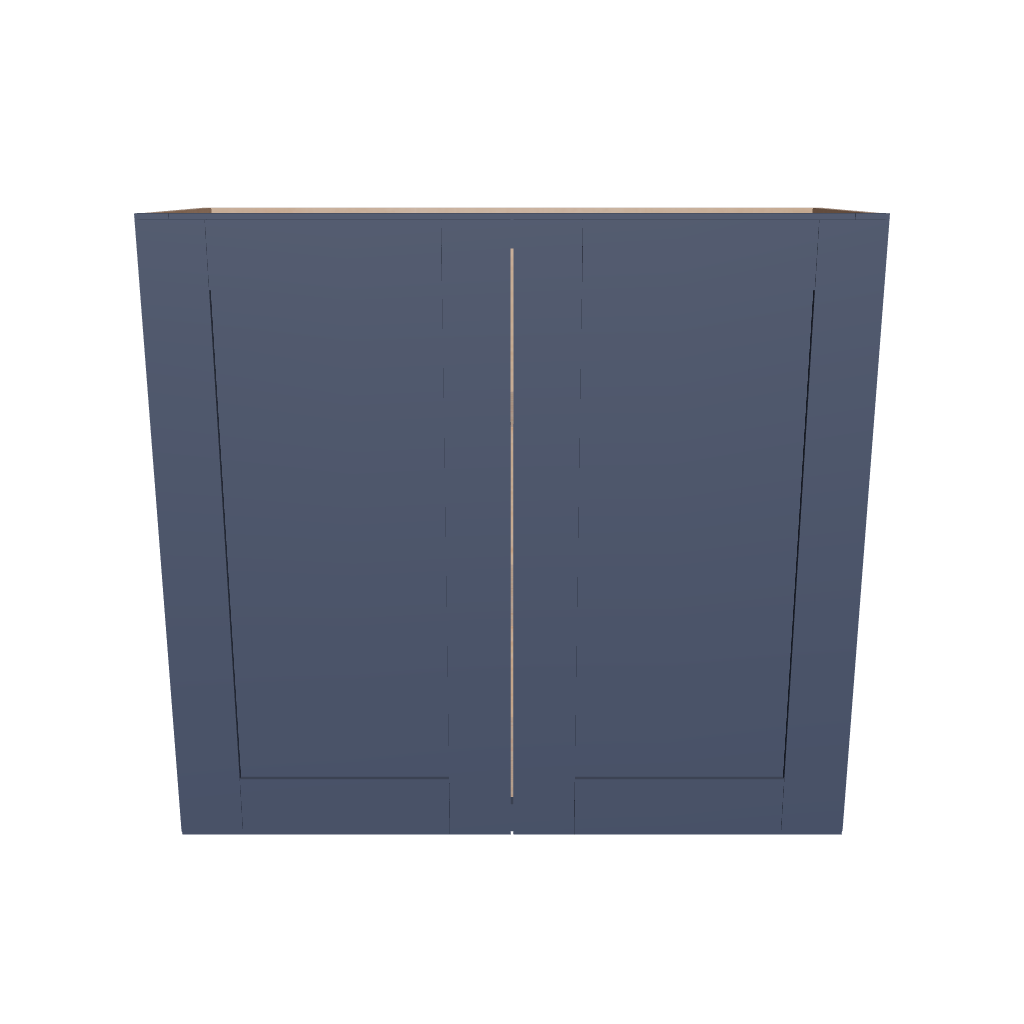 Modernform Cabinet Signature Blue 33" W X 30" H X 12" D Double Door Wall Cabinet