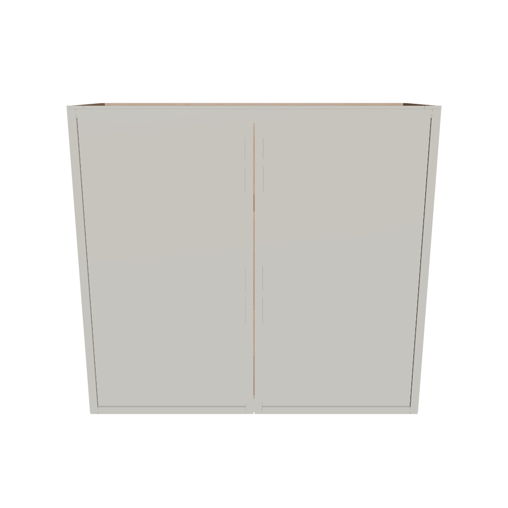 Modernform Cabinet Slim Dove White 33" W X 30" H X 12" D Double Door Wall Cabinet