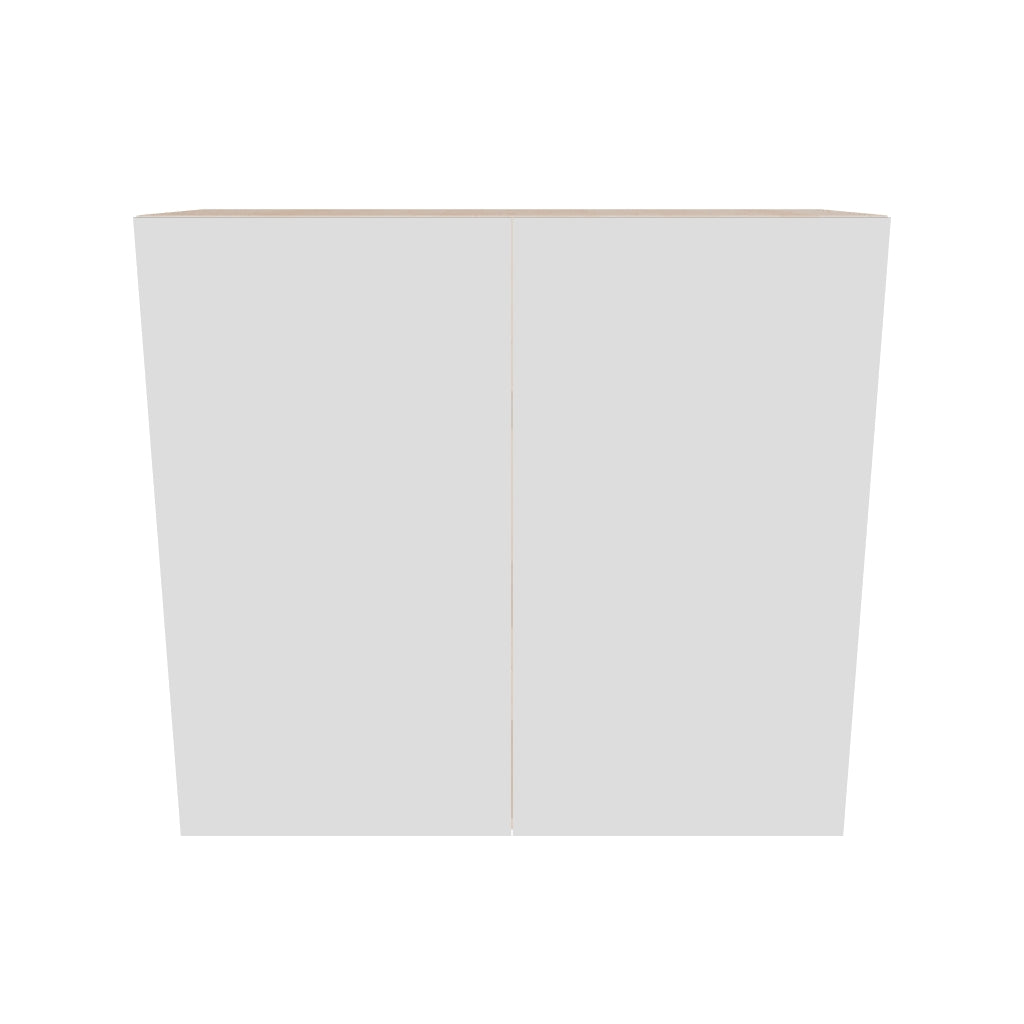 Modernform Cabinet Gloss White 33" W X 30" H X 12" D Double Door Wall Cabinet