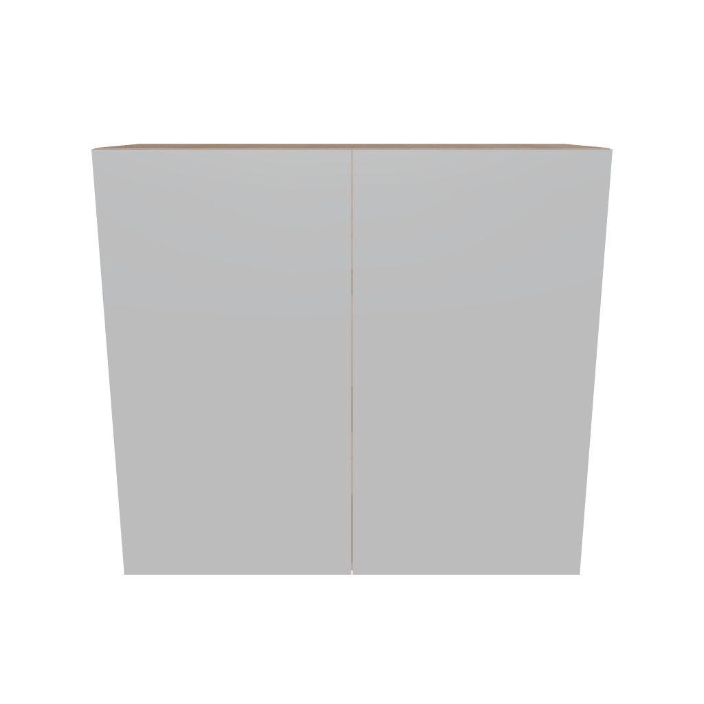 Modernform Cabinet Matte White 33" W X 30" H X 12" D Double Door Wall Cabinet