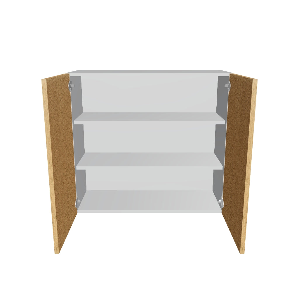 Modernform Cabinet Natural Oak 33" W X 30" H X 12" D Double Door Wall Cabinet