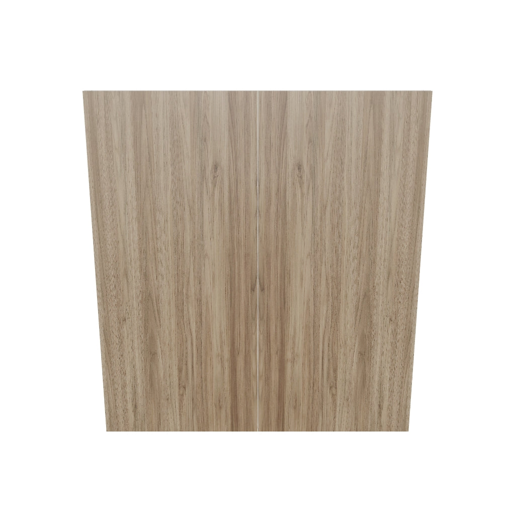 Modernform Cabinet Walnut 33" W X 36" H X 12" D Double Door Wall Cabinet