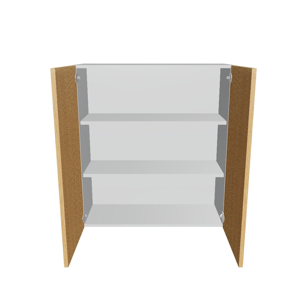 Modernform Cabinet Natural Oak 33" W X 36" H X 12" D Double Door Wall Cabinet
