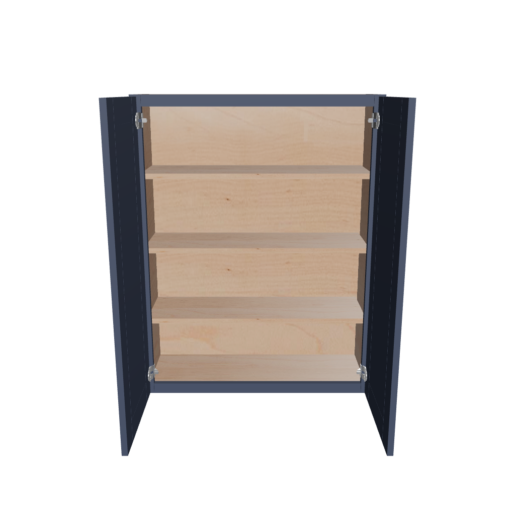 Modernform Cabinet Signature Blue 33" W X 42" H X 12" D Double Door Wall Cabinet