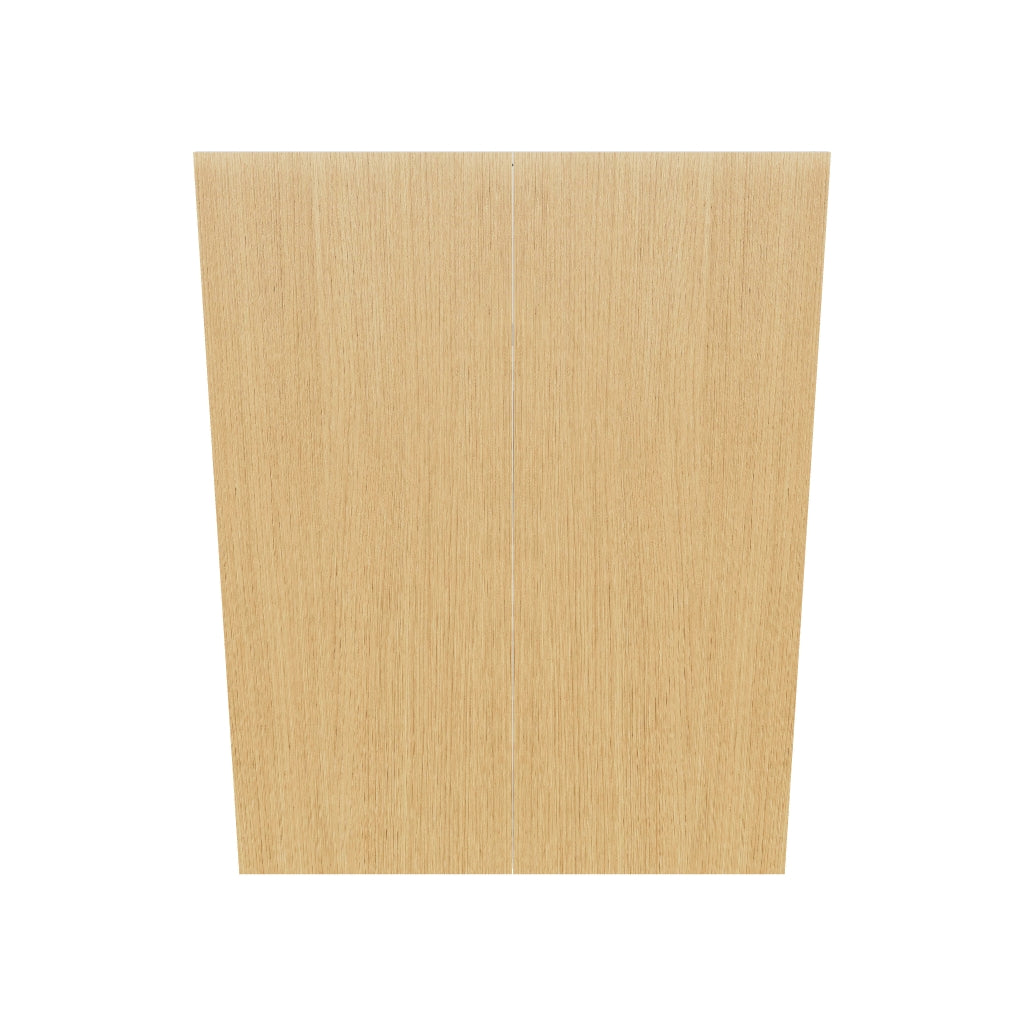 Modernform Cabinet Natural Oak 33" W X 42" H X 12" D Double Door Wall Cabinet