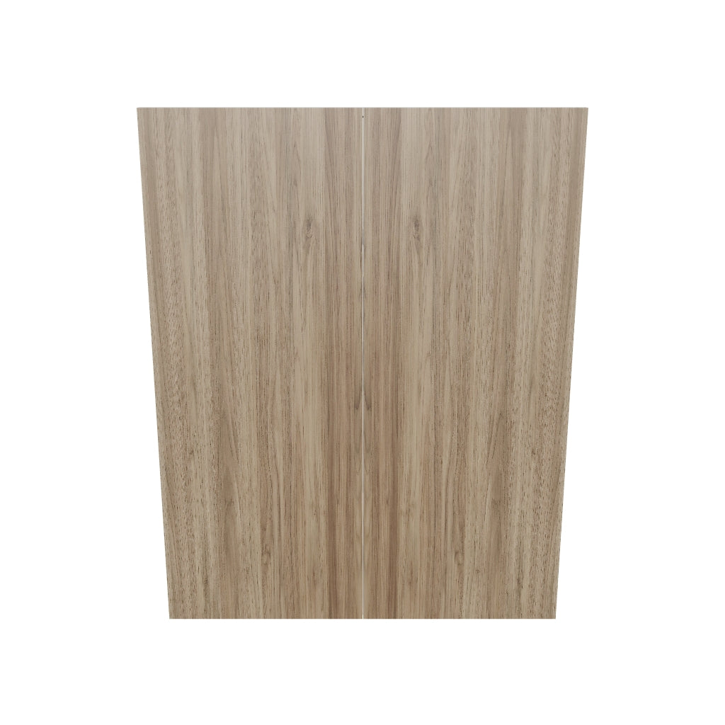 Modernform Cabinet Walnut 33" W X 42" H X 12" D Double Door Wall Cabinet