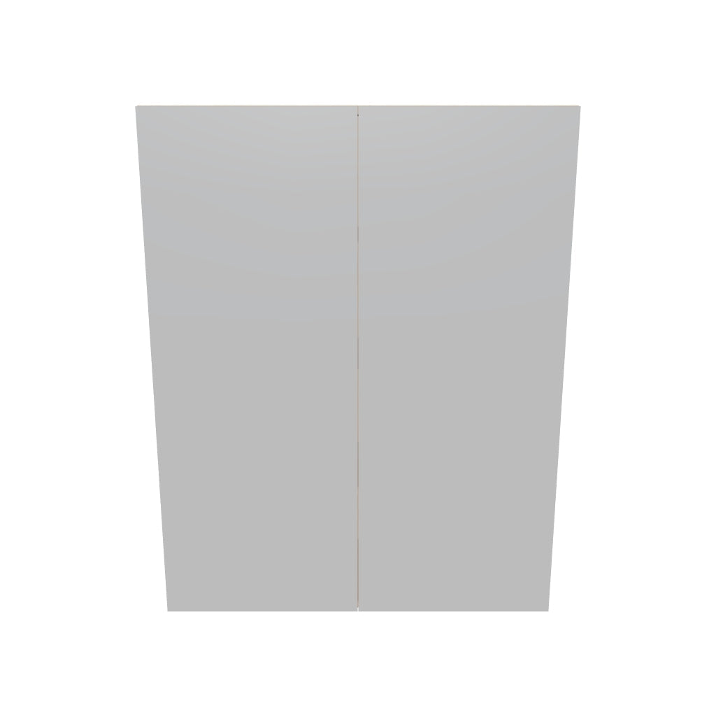 Modernform Cabinet Matte White 33" W X 42" H X 12" D Double Door Wall Cabinet