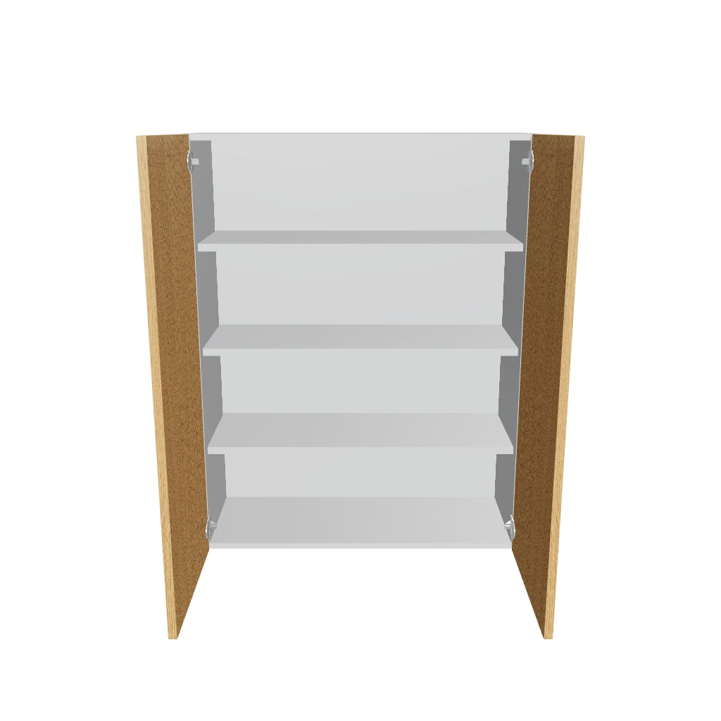 Modernform Cabinet Natural Oak 33" W X 42" H X 12" D Double Door Wall Cabinet