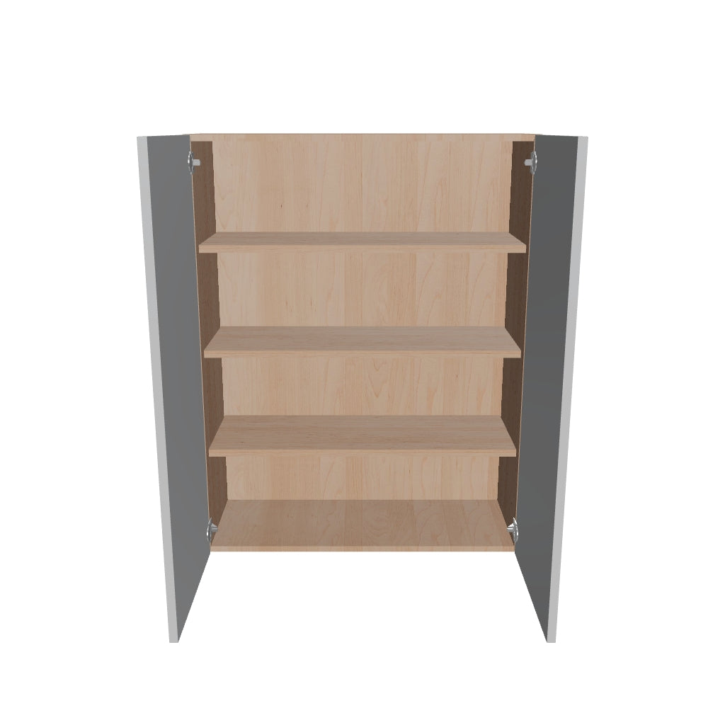 Modernform Cabinet Matte White 33" W X 42" H X 12" D Double Door Wall Cabinet