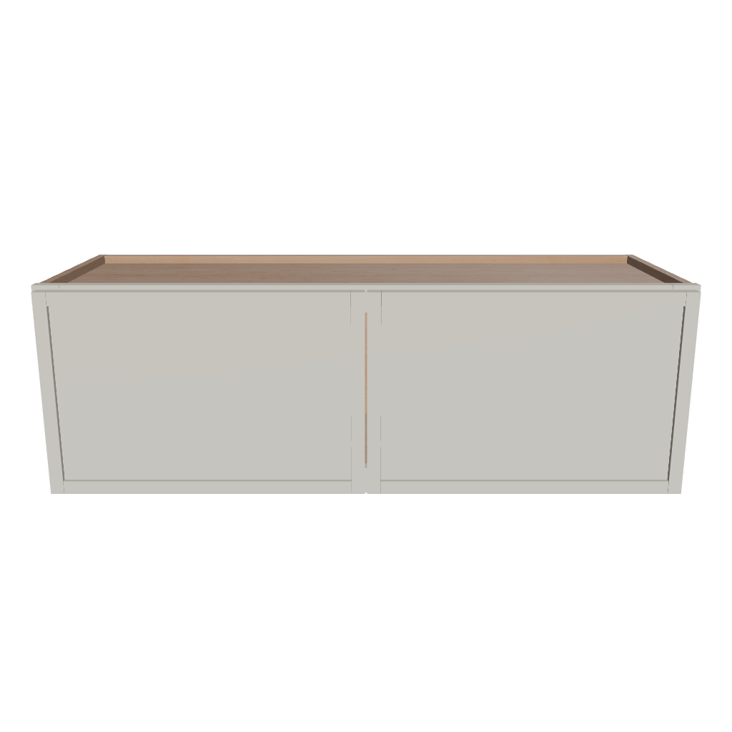 Modernform Cabinet Slim Dove White 36" W X 12" H X 12" D Double Door Wall Cabinet
