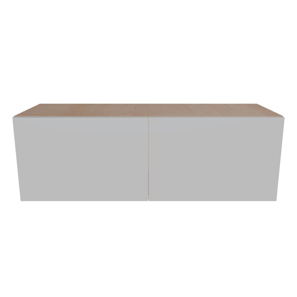 Modernform Cabinet Matte White 36" W X 12" H X 12" D Double Door Wall Cabinet