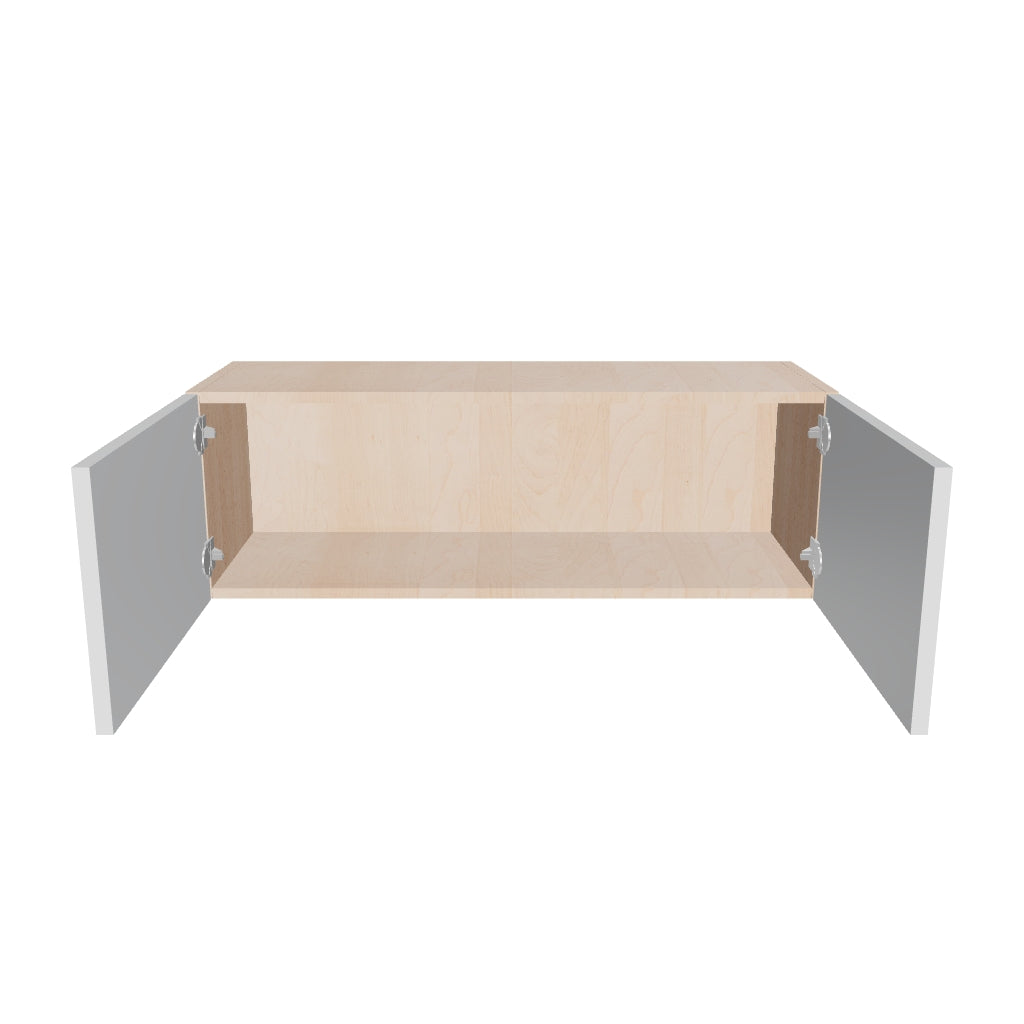 Modernform Cabinet Gloss White 36" W X 12" H X 12" D Double Door Wall Cabinet