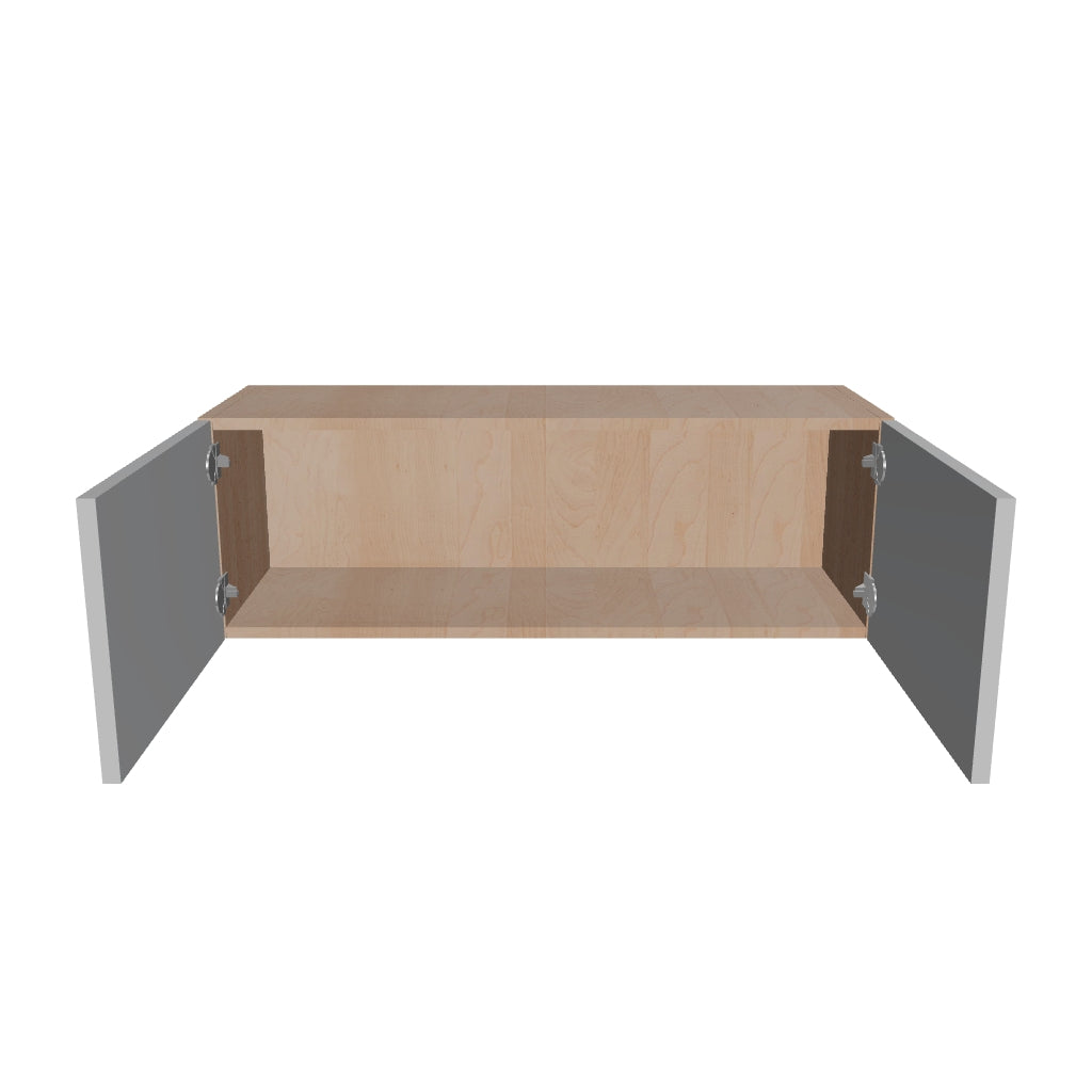 Modernform Cabinet Matte White 36" W X 12" H X 12" D Double Door Wall Cabinet