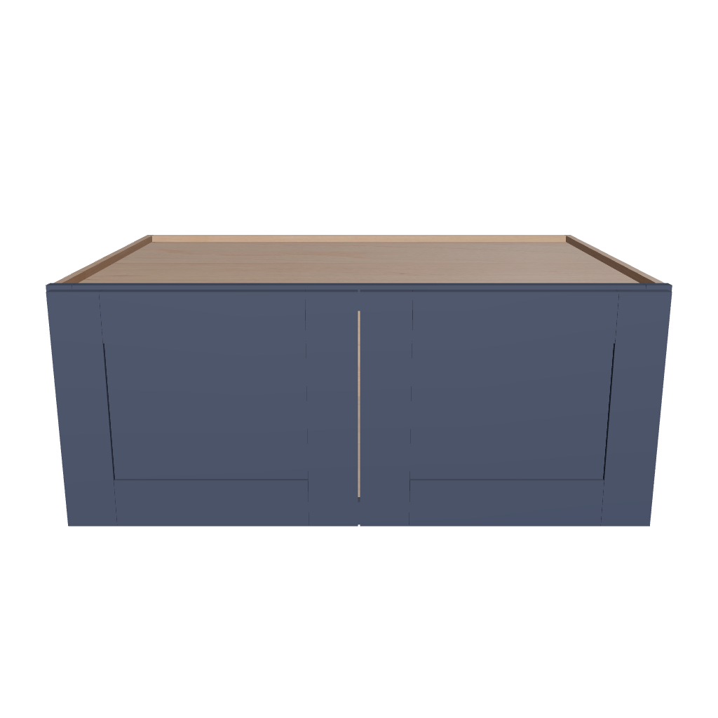 Modernform Cabinet Signature Blue 36" W X 15" H X 24" D Double Door Wall Cabinet