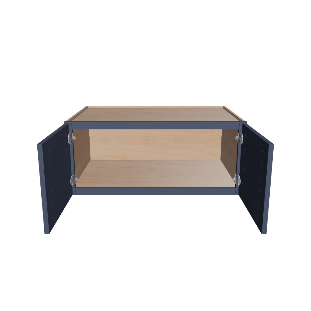 Modernform Cabinet Signature Blue 36" W X 15" H X 24" D Double Door Wall Cabinet