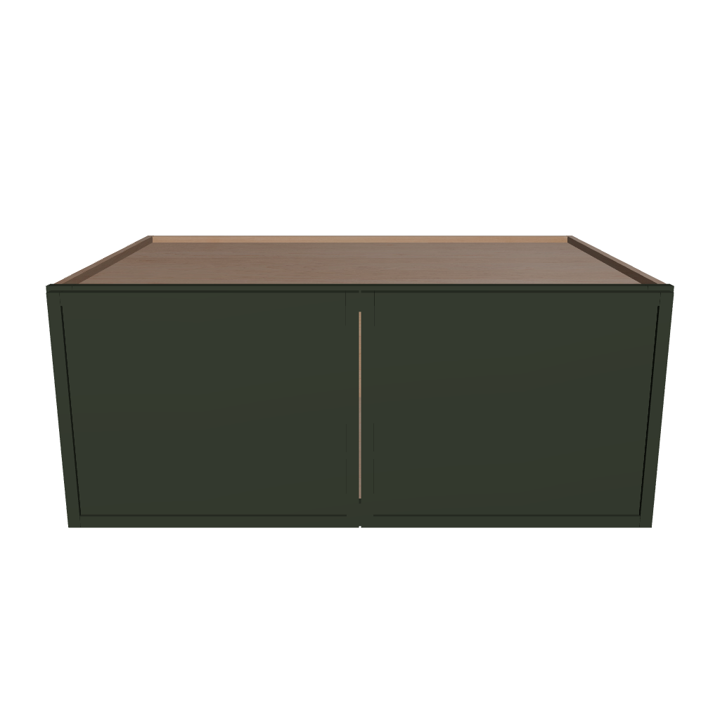 Modernform Cabinet Slim Sage Green 36" W X 15" H X 24" D Double Door Wall Cabinet