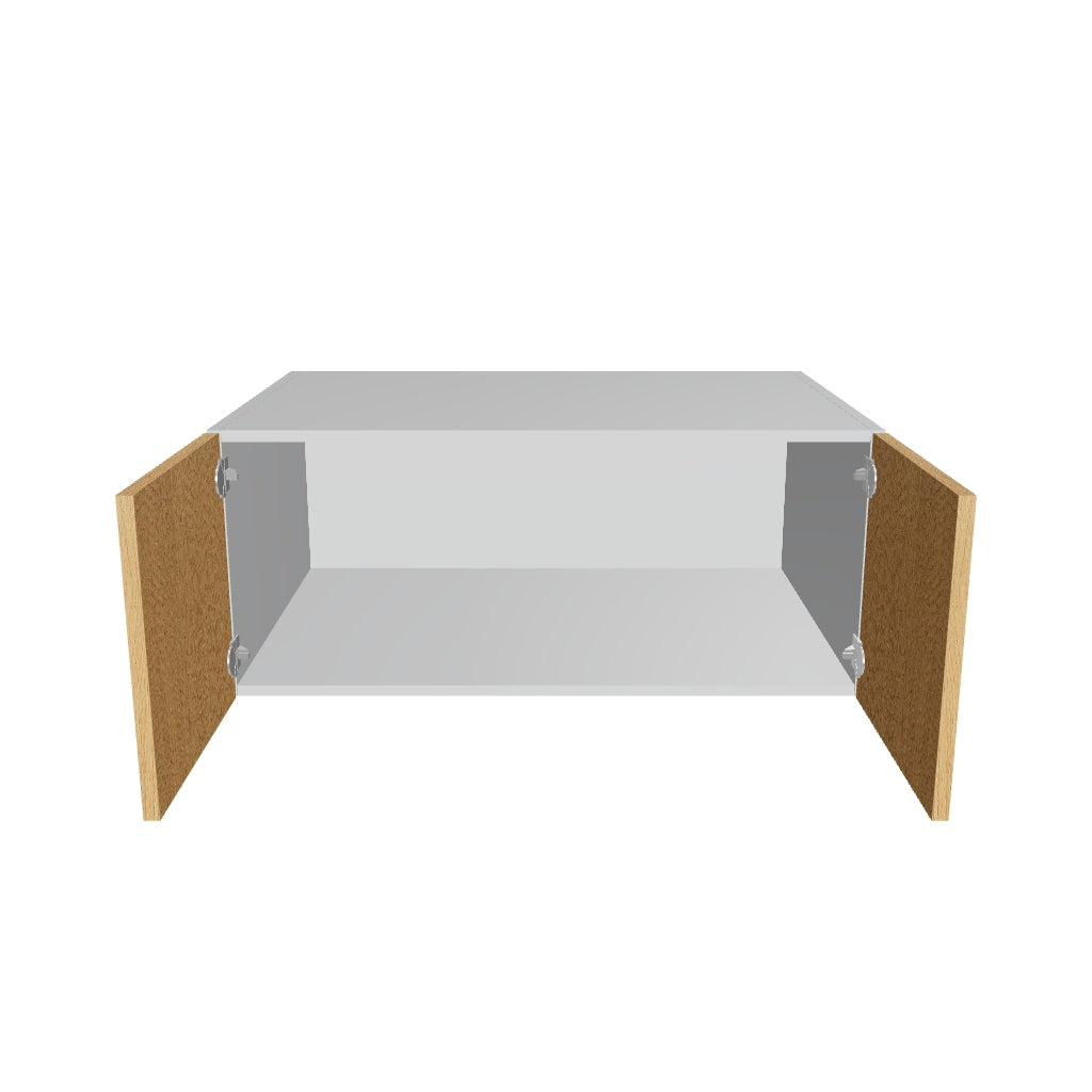 Modernform Cabinet Natural Oak 36" W X 15" H X 24" D Double Door Wall Cabinet