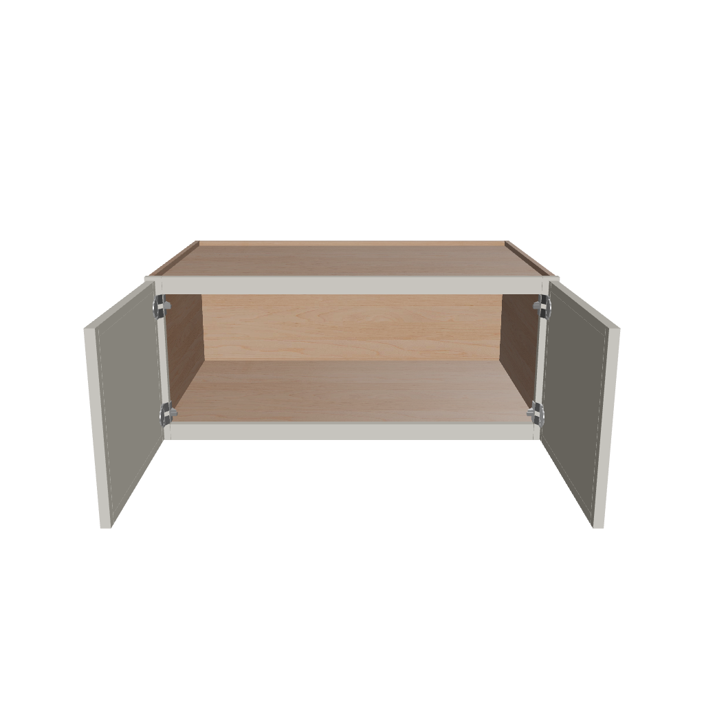 Modernform Cabinet Slim Dove White 36" W X 15" H X 24" D Double Door Wall Cabinet