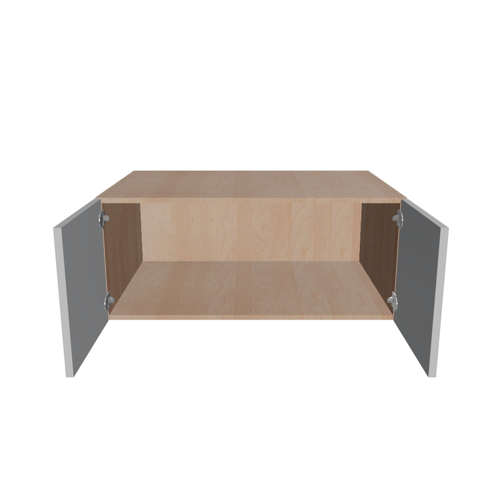 Modernform Cabinet Matte White 36" W X 15" H X 24" D Double Door Wall Cabinet