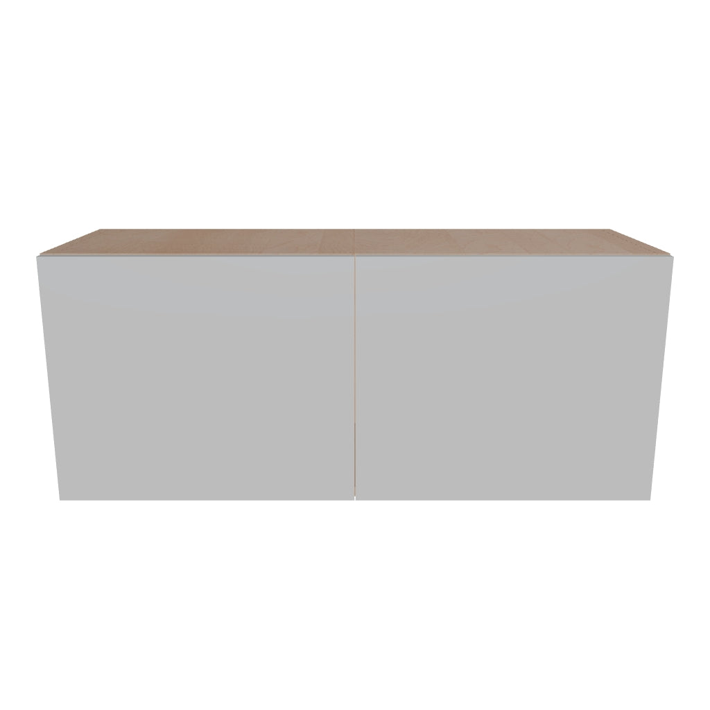 Modernform Cabinet Matte White 36" W X 15" H X 12" D Double Door Wall Cabinet